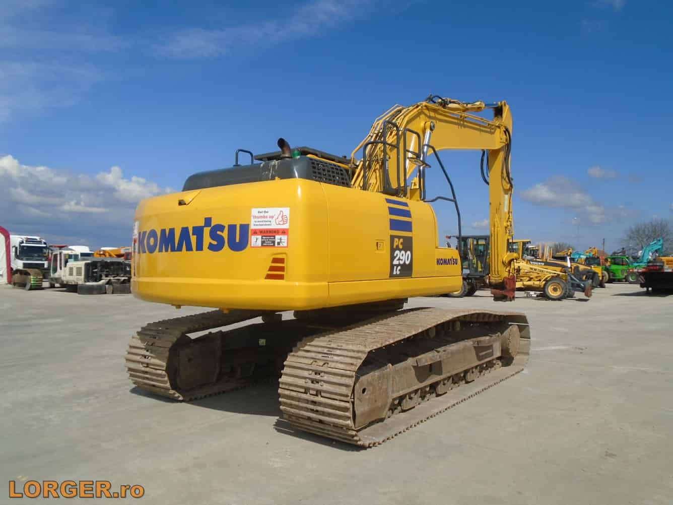 komatsu pc290 lc 10 03