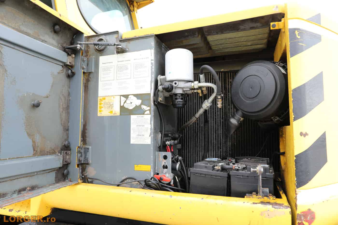 Excavator pe pneuri Atlas Terex 1604